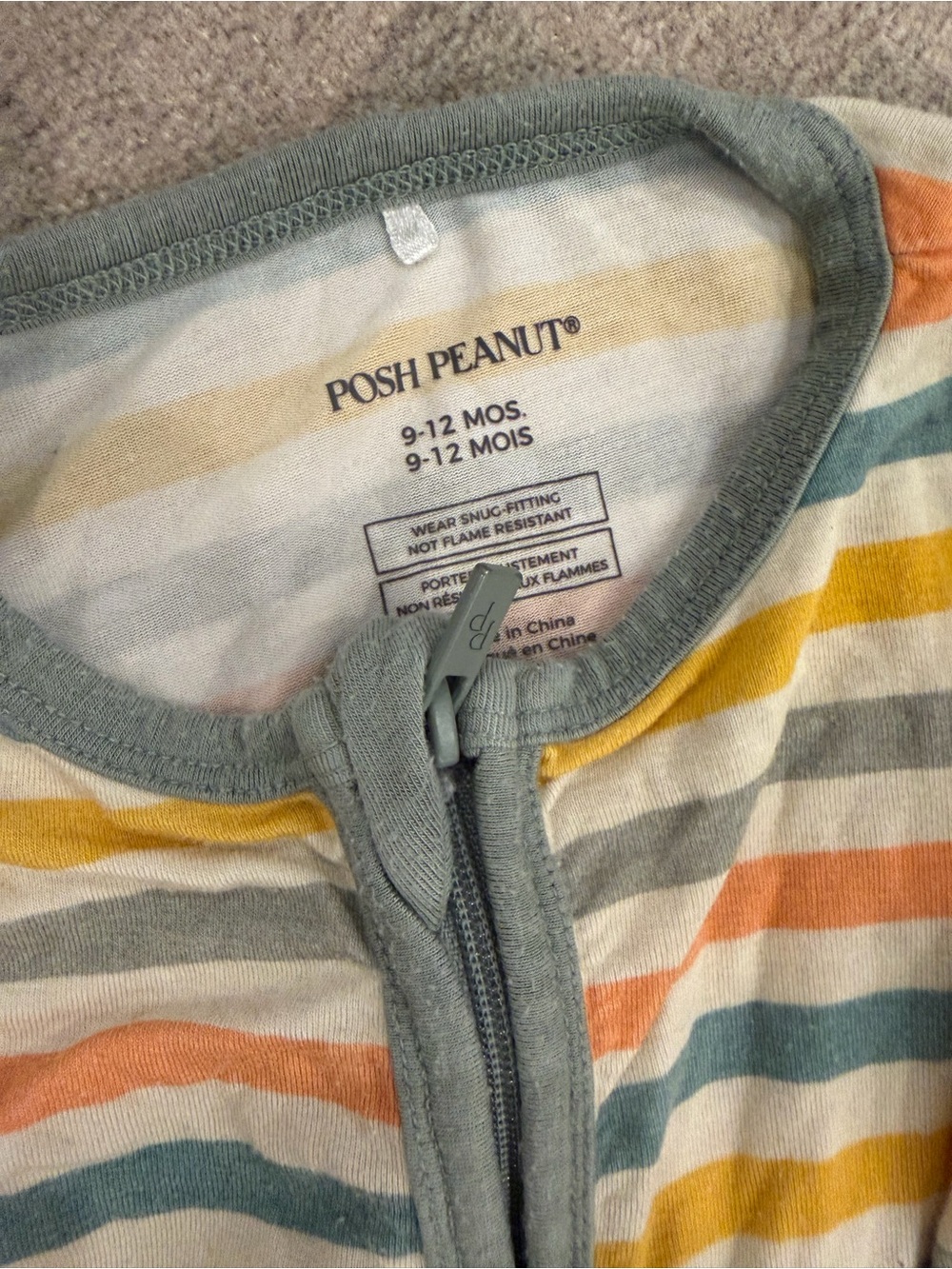 Posh Peanut bamboo striped pajamas